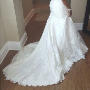Essence of Australia Dress with Cathedral veil